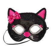Masker Cat zwart-fuchsia - SOUZA 106045